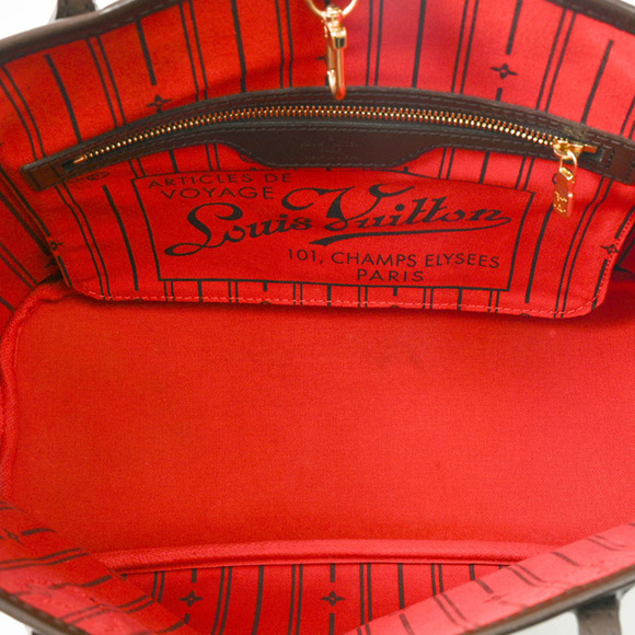 LOUIS VUITTON Brown Damier Neverfull PM Tote Bag - Picture 10 of 10